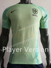 Player Version 2022-2023 Brazil Green Thailand Soccer Jersey AAA-518