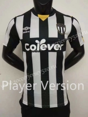 Player Version 2022-2023 Terengganu Home Black&White Thailand Soccer Jersey AAA