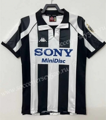 Retro Version 97-99 Juventus FC Black&white Thailand Training Soccer Jersey AAA-811