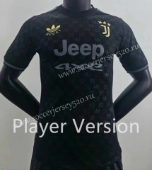 Player Version 2022-2023 Juventus FC Black Thailand Training Soccer Jersey AAA-2016