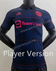 Player Version 2022-2023 Classic Version Manchester United Royal Blue Thailand Soccer Jersey AAA-518