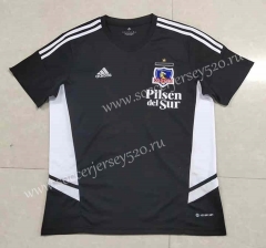2022-2023 Colo-Colo Black Thailand Training Soccer Jersey AAA-HR