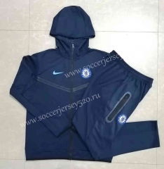 2022-2023 Chelsea Royal Blue Thailand Soccer Jacket Unifrom With Hat-815