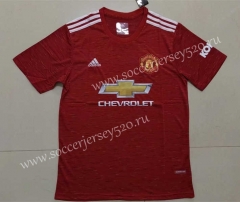 Retro Version 20-21 Manchester United Home Red Thailand Soccer Jersey AAA-1332