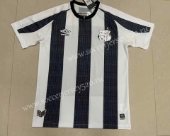 2022-2023 Santos FC Away Black&White Thailand Soccer Jersey AAA-809