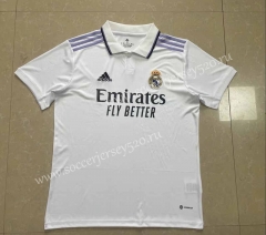 （S-4XL）2022-2023 Correct Version Real Madrid Home White Thailand Soccer Jersey AAA-809