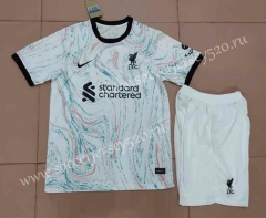 2022-2023 Liverpool Away White Soccer Uniform-718