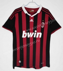 Retro Version 09-10 AC Milan Home Red&Black Thailand Soccer Jersey AAA-C1046