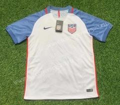 Retro Version 2016 USA Home White Thailand Soccer Jersey AAA-305