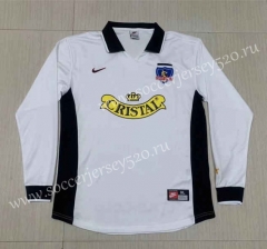 Retro Version 97-98 Colo-Colo Home White LS Thailand Soccer Jersey AAA-512