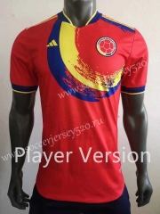 Player Version 2022-2023 Special Version Colombia Red Thailand Soccer Jersey AAA-518