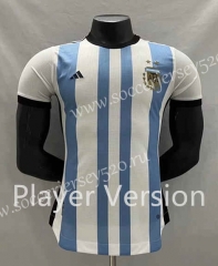 Player Version 2022-2023 Argentina Home Blue&White Thailand Soccer Jersey AAA-CS