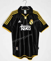Retro Edition 99-01 Real Madrid Away Black Thailand Soccer Jersey AAA-C1046
