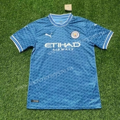 2022-2023 Classic Version Manchester City Blue Thailand Soccer Jersey AAA-305