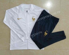 2022-2023 France White Thailand Soccer Jacket Uniform-815