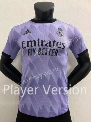 Player Version 2022-2023 Real Madrid Away Purple Thailand Soccer Jersey AAA-2016