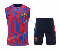 2022-2023 Barcelona Blue&Red Thailand Soccer Vest Uniform-418