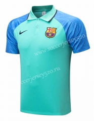 2021-2022 Barcelona Green Thailand Polo Shirt-815