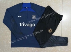 2022-2023 Chelsea Royal Blue Thailand Soccer Tracksuit-815