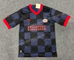 2022-2023 PSV Eindhoven Away Blue&Black Thailand Soccer Jersey AAA-GB