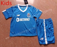 2022-2023 Porto Away Blue Kids/Youth Soccer Uniform-507