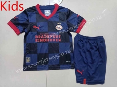 2022-2023 PSV Eindhoven Royal Blue Kids/Youth Soccer Uniform-507