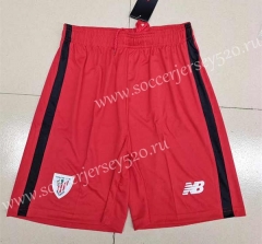 2022-2023 Athletic Club Home Red Thailand Soccer Shorts-2886