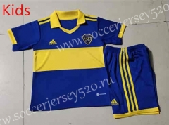 2022-2023 Boca Juniors Home Blue Kids/Youth Soccer Uniform-507