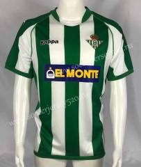 Retro Version 01-02 Real Betis White&Green Thailand Soccer Jersey-503