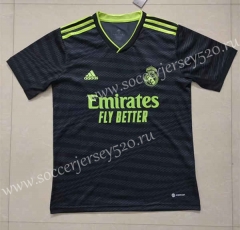 2022-2023 Real Madrid Away Black Thailand Soccer Jersey AAA-417