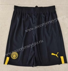 2022-2023 Manchester City Away Black Thailand Soccer Shorts