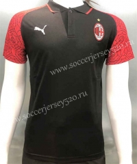 2022-2023 AC Milan Red&Black Thailand Polo Shirt-2044
