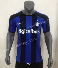 2022-2023 Inter Milan Home Blue&Black Thailand Soccer Jersey AAA-416