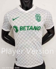 Player Version 2022-2023 Sporting Clube de Portugal 2nd Away White Thailand Soccer Jersey AAA-5177