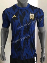2022-2023 Argentina Blue&Black Thailand Training Soccer Jersey-416