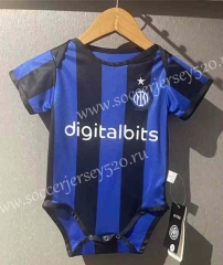 2022-2023 Inter Milan Home Blue&Black Baby Uniform-CS