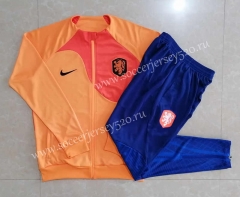 2022-2023 Netherlands Orange Thailand Soccer Jacket Uniform-815