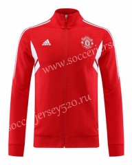 2022-2023 Manchester United Red Thailand Soccer Jacket Uniform-LH