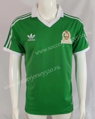 Retro Version 1986 Mexico Home Green Thailand Soccer Jersey AAA-503