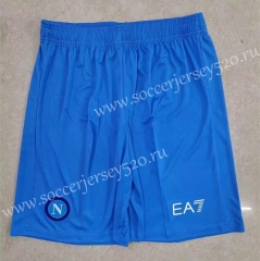 2022-2023 Napoli Away Blue Thailand Soccer Shorts-5805