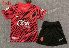 2022-2023 RCD Mallorca Home Red Kids/Youth Soccer Uniform-3162
