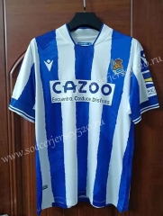 2022-2023 Real Sociedad Home Blue&White Thailand Soccer Jersey AAA-7T