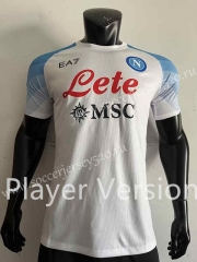 Player Version 2022-2023 Napoli Away White Thailand Soccer Jersey AAA-4691