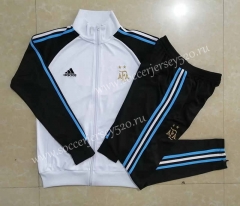 2022-2023 Argentina White Thailand Soccer Jacket Uniform-815