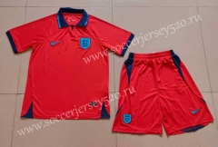 2022-2023 England Away Red Kids/Youth Soccer Uniform-718