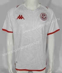 2022-2023 Tunisia Away White Thailand Soccer Jersey-503