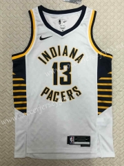 2022-2023 Indiana Pacers Home White #13 NBA Jersey-311