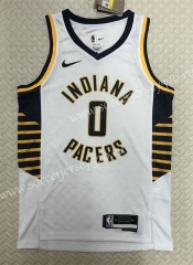 2022-2023 Indiana Pacers Home White #0 NBA Jersey-311