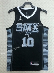 2022-2023 Jordan Limited Version San Antonio Spurs Black #10 NBA Jersey-311