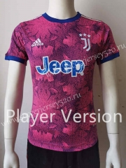 Player Version 2022-2023 Juventus 2nd Away Red Thailand Soccer Jersey AAA-807